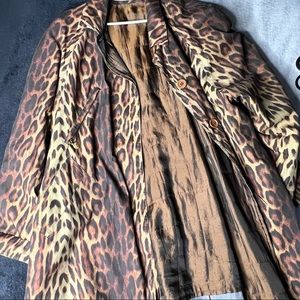 ✨90’Vintage leopard print jacket ✨